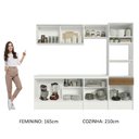 Ver imagem 6 de Armário De Cozinha Completa 240cm Branco Rustic