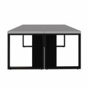 Ver imagem 4 de Plataforma para Escritório Plataforma Industrial 170cm Cinza Sagrado com Preto F5 Office