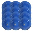 Ver imagem 1 de Prato Fundo de Vidro Diamante Sky Azul 22cm 12 Unidades - Nadir 5838