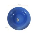 Ver imagem 5 de Prato Fundo de Vidro Diamante Sky Azul 22cm 12 Unidades - Nadir 5838