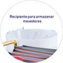 Ver imagem 2 de Suporte Porta Sachês de Chá Adoçante Com Porta Mexedores Luxo - Dourado