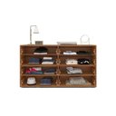 Ver imagem 3 de Cômoda de Quarto Porto C/ 8 Gavetas Freijo/cinza - Politorno