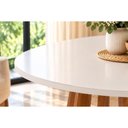 Ver imagem 6 de Mesa Cozinha Pitanga Madeira c/Vidro 120cm Madeira/Offw Cimol