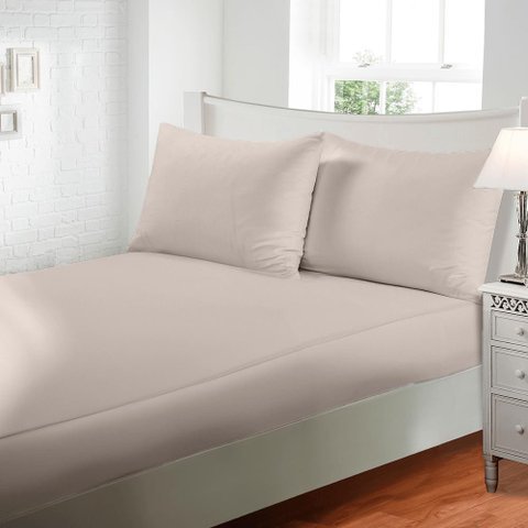 Jogo de Cama Solteiro Liso Toque de Seda Jolitex 300 Fios