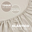 Ver imagem 3 de Jogo de Cama Solteiro Liso Toque de Seda Jolitex 300 Fios