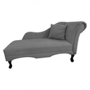 Ver imagem 2 de Recamier Divã Sofá Olivia Psicologia Consultório Suede Cinza - LM DECOR
