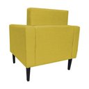 Ver imagem 4 de Poltrona Estofada Para Quarto Closet Leticia Slim Suede Mostarda - LM DECOR