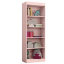 Ver imagem 2 de Estante Livreiro Office Organizador e Multiuso 4 Prateleiras Rose J&a