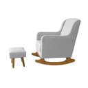 Ver imagem 3 de Poltrona de Amamentação Aquila com Puff Bebê Completo:cinza