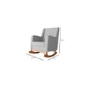 Ver imagem 4 de Poltrona de Amamentação Aquila com Puff Bebê Completo:cinza