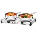 Ver imagem 1 de Fogao Portatil Eletrico de Bancada 2 Bocas 110V 2000W Inox