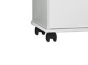 Ver imagem 6 de Armário Multiuso 2 Portas com Rodízios Arezzo Branco