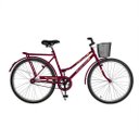 Ver imagem 1 de Bicicleta Kyklos Aro 26 Circular 5.5 Freio Contrapedal com Cesta Violeta