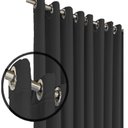 Ver imagem 5 de Cortina Blackout Blecaute Napoli Quarto 5,50 X 2,80 Preto