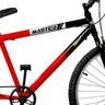 Bicicleta aro 26 masculina Master Bike POP - Vermelho e Preto - 2