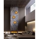 Ver imagem 2 de Lustre Pendente Para Sala Pé direito Duplo Trio Arabesques Marfim