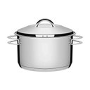 Ver imagem 1 de Caçarola Solar Solar Funda em Aço Inox Fundo Triplo com Tampa e Alças 28 Cm 8,4 L