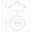 Ver imagem 7 de Caçarola Solar Solar Funda em Aço Inox Fundo Triplo com Tampa e Alças 28 Cm 8,4 L