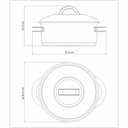 Ver imagem 4 de Caçarola Solar Solar Funda em Aço Inox Fundo Triplo com Tampa e Alças 28 Cm 8,4 L
