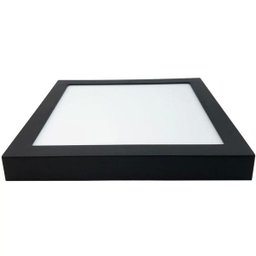 Plafon LED 25W 4000K Sobrepor Quadrado Preto 30cm Save Energy - 2