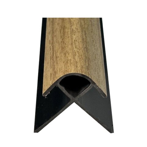 Cantoneira Externa para Parede Leve 270cm Formaco Decor Nogueira
