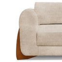 Ver imagem 3 de Sofa Jolie 2 Lugares 180cm Pes Boomerang Linho Boucle 3301 Ezz 3301