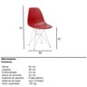 Cadeira Charles Eames Wood Dsr - Eiffel (Marsala) - 4
