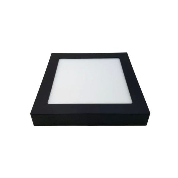 Plafon LED 20W 4000K Sobrepor Quadrado Preto 22,5cm Save Energy - 2