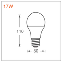 Ver imagem 2 de Lampada Led Cla100 17w 4000k 1521lm E27 - Osram