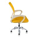 Ver imagem 6 de Cadeira de Escritório Secretária Base Cromada com Rodinha Fortt Lisboa Csf02