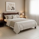 Ver imagem 1 de Cama Queen Pérola Madeira Maciça Resistente Castanho