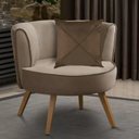 Ver imagem 2 de Kit 2 Capas para Almofada Drapeada em Veludo Quadrada 50x50 Marrom Camurça