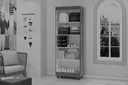 Ver imagem 2 de Armário Multiuso 2 Portas com Chaves Texas