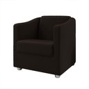 Ver imagem 3 de Kit 2 Poltronas Tilla Suede Marrom Dal Poz Estofados