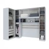 Guarda-Roupa Modulado com Espelho Exclusive Henn - 2