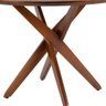 Conjunto com Mesa de Jantar / 4 Cadeiras Asterisco - Castanho/Preto - 3