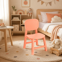 Ver imagem 1 de Cadeira Infantil em Polipropileno Pipa 58cm x 45cm Rosa/Pêssego