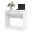 Ver imagem 1 de Mesa / Escrivaninha para Estudo 2 Gavetas Auxiliares com Detalhes Nos Puxadores Pés Anti-umidade e B