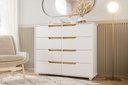Ver imagem 1 de Cômoda Albatroz Doble com 8 Gavetas
