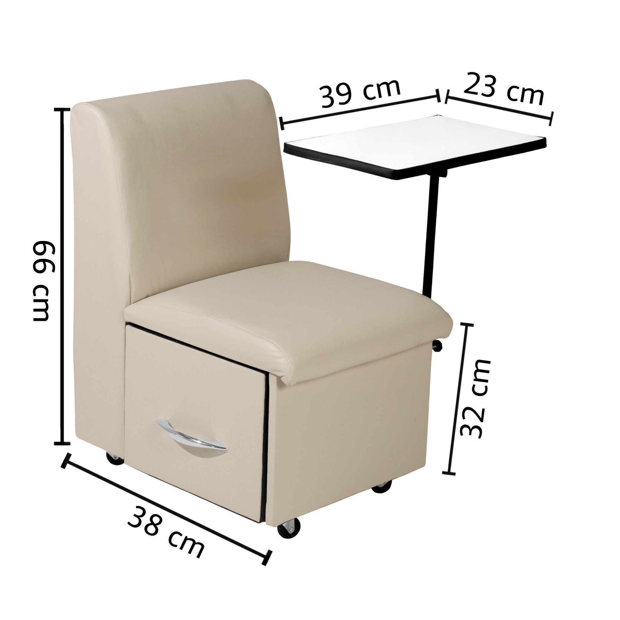 Cadeira Cirandinha de Manicure bege - 2