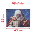 Ver imagem 2 de Jogo Americano Estampa Natalina Papai Noel 6 Peças