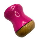 Ver imagem 2 de Cuia Bicolor/decorada Rosa com Gliter e Amadeirado