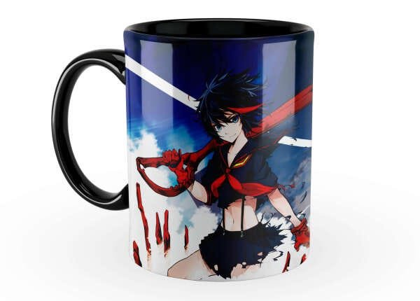 Caneca Naruto Desenho - Interior E Alça Branca (simples)