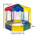 Ver imagem 3 de Kit Infantil Piscina de Bolinhas 2,00m Oitavada Octogonal + 1500 Unidades Bolinhas Coloridas