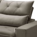 Ver mais imagens de Sofá Retrátil Reclinável para Sala 4 Lugares 290cm Aires F04 Veludo Marrom Claro - Lyam Decor