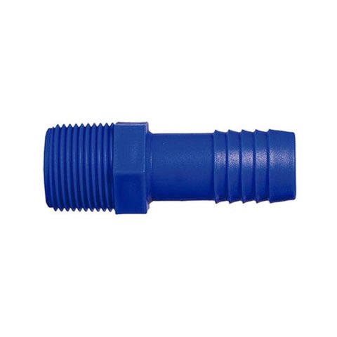 Espigão Plástico Fixo Macho Rosca NPT 3/4" X 3/4" - Agrojet Adapt 3/4