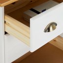 Ver imagem 6 de Balcão Aparador Madeira Gaveteiro 4 Gavetas Colmar Mel Branco