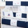 Kit Berço Azul marinho Submarino 10 Peças Padrão Americano - 1