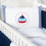 Kit Berço Azul marinho Submarino 10 Peças Padrão Americano - 2