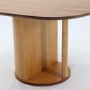Ver imagem 2 de Mesa de Jantar Orgânica Lugano Nacional Móveis 135 Cm (larg) Tampo Madeira Cinamomo Cor Amêndoa